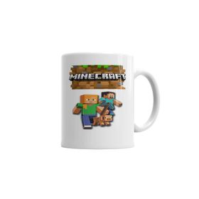 Baskı Dükkanı KB2546 Minecraft Adventure Porselen Kupa Bardak