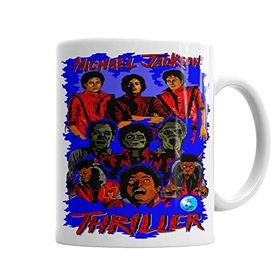 Baskı Dükkanı KB2552 Michael Jackson Thriller Porselen Kupa Bardak