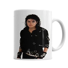 Baskı Dükkanı KB2554 Michael Jackson Bad Porselen Kupa Bardak