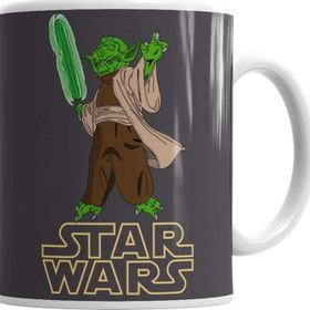 Baskı Dükkanı KB2561 Mestre Yoda Porselen Kupa Bardak