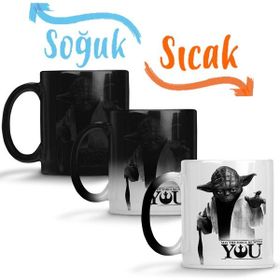 Baskı Dükkanı KB2563 May The Force Be With You Porselen Kupa Bardak