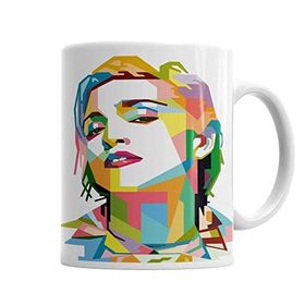 Baskı Dükkanı KB2571 Madonna Circle Porselen Kupa Bardak