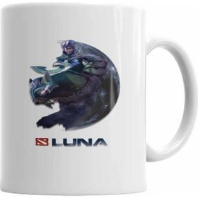 Baskı Dükkanı KB2575 Luna Dota 2 Porselen Kupa Bardak