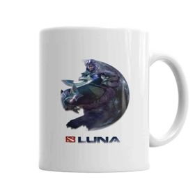 Baskı Dükkanı KB2575 Luna Dota 2 Porselen Kupa Bardak