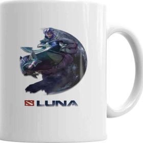 Baskı Dükkanı KB2575 Luna Dota 2 Porselen Kupa Bardak