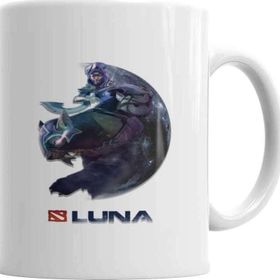 Baskı Dükkanı KB2575 Luna Dota 2 Porselen Kupa Bardak