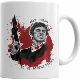 Baskı Dükkanı KB2606 Scarface Porselen Kupa Bardak