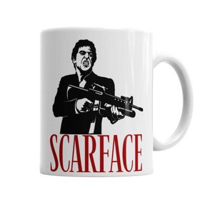 Baskı Dükkanı KB2606 Scarface Porselen Kupa Bardak
