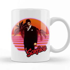 Baskı Dükkanı KB2606 Scarface Porselen Kupa Bardak