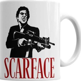 Baskı Dükkanı KB2606 Scarface Porselen Kupa Bardak