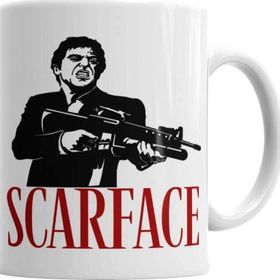 Baskı Dükkanı KB2606 Scarface Porselen Kupa Bardak