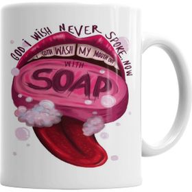 Baskı Dükkanı KB2612 Soap Porselen Kupa Bardak