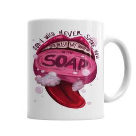 Baskı Dükkanı KB2612 Soap Porselen Kupa Bardak