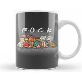 Baskı Dükkanı KB2623 Rock N Roll Porselen Kupa Bardak