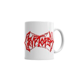 Baskı Dükkanı KB263 Cryptopsy Logo Suffocation Quo Vadis Dying Kupa Bardak
