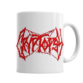 Baskı Dükkanı KB263 Cryptopsy Logo Suffocation Quo Vadis Dying Kupa Bardak