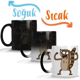 Baskı Dükkanı KB2639 Regular Show Rigby Porselen Kupa Bardak