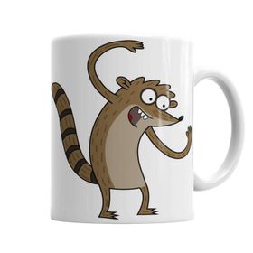 Baskı Dükkanı KB2642 Regular Show Rickboy Porselen Kupa Bardak