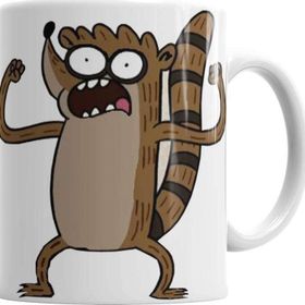 Baskı Dükkanı KB2642 Regular Show Rickboy Porselen Kupa Bardak
