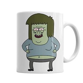 Baskı Dükkanı KB2643 Regular Show Muscleman Porselen Kupa Bardak