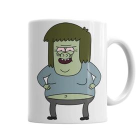 Baskı Dükkanı KB2643 Regular Show Muscleman Porselen Kupa Bardak