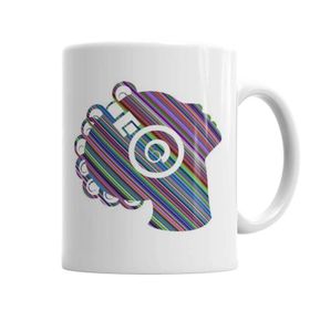 Baskı Dükkanı KB2647 Rainbow Porselen Kupa Bardak