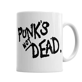 Baskı Dükkanı KB2655 Punks Not Dead Porselen Kupa Bardak