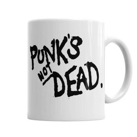 Baskı Dükkanı KB2655 Punks Not Dead Porselen Kupa Bardak