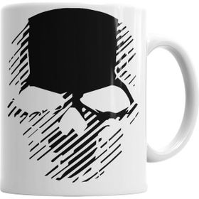Baskı Dükkanı KB2656 Punisher Skull Porselen Kupa Bardak