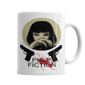 Baskı Dükkanı KB2661 Pulp Fiction Black Porselen Kupa Bardak