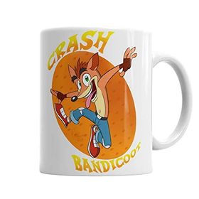 Baskı Dükkanı KB267 Crash Bandicoot Naughty Dog Porselen Kupa Bardak