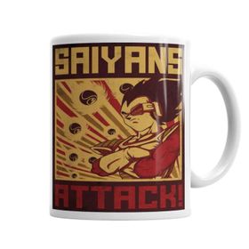 Baskı Dükkanı KB2673 Poster Saiyans Porselen Kupa Bardak