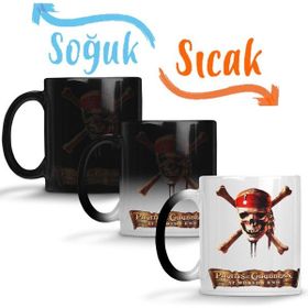 Baskı Dükkanı KB2688 Pirates Of The Caribbean Porselen Kupa Bardak