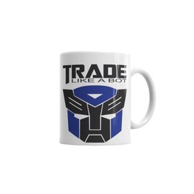 Baskı Dükkanı KB2711 Trade Like A Bot Porselen Kupa Bardak