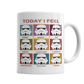 Baskı Dükkanı KB2714 Today I Feel Trooper Star Wars Porselen Kupa Bardak