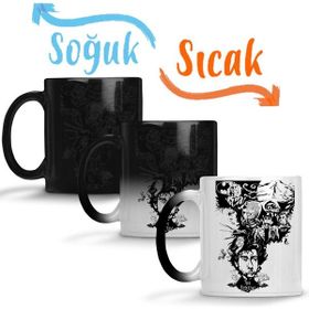 Baskı Dükkanı KB2717 Tim Burton Porselen Kupa Bardak