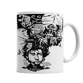 Baskı Dükkanı KB2717 Tim Burton Porselen Kupa Bardak