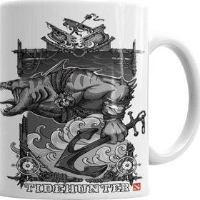 Baskı Dükkanı KB2718 Tidehunter Dota 2 Porselen Kupa Bardak