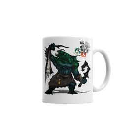 Baskı Dükkanı KB2719 Tide Hunter Dota 2 Porselen Kupa Bardak