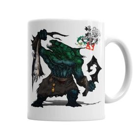 Baskı Dükkanı KB2719 Tide Hunter Dota 2 Porselen Kupa Bardak