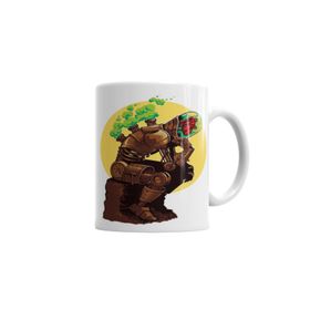 Baskı Dükkanı KB2721 Thinker Porselen Kupa Bardak
