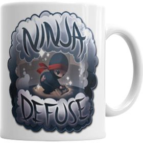 Baskı Dükkanı KB273 Cs Go Counter Strike Ninja Defuse Porselen Kupa Bardak