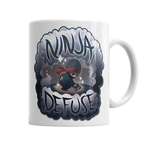 Baskı Dükkanı KB273 Cs Go Counter Strike Ninja Defuse Porselen Kupa Bardak