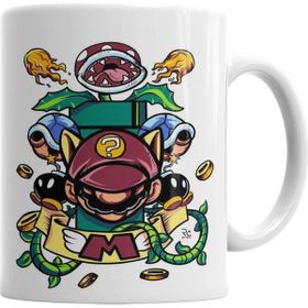 Baskı Dükkanı KB2731 The Mario Süper Mario Porselen Kupa Bardak
