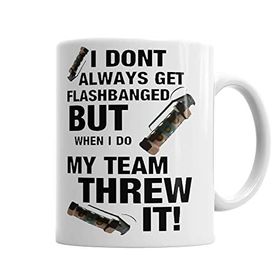 Baskı Dükkanı KB274 Cs Go Counter Strike Flashbang Porselen Kupa Bardak