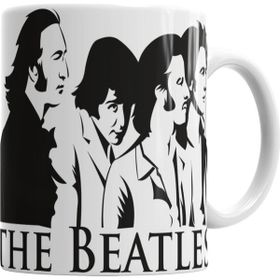 Baskı Dükkanı KB2744 The Beatles Los Beatles Porselen Kupa Bardak
