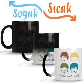 Baskı Dükkanı KB2744 The Beatles Los Beatles Porselen Kupa Bardak