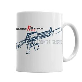 Baskı Dükkanı KB275 Cs Go Counter Strike Counter Terrorist Porselen Kupa Bardak