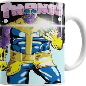 Baskı Dükkanı KB2753 Thanos Vingadores Guerra Infinita Porselen Kupa Bardak