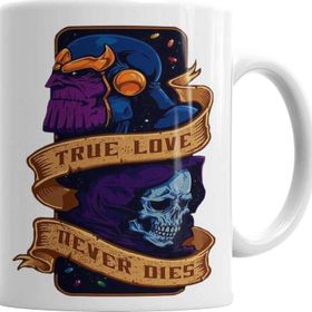 Baskı Dükkanı KB2754 Thanos O Amante Da Morte Porselen Kupa Bardak